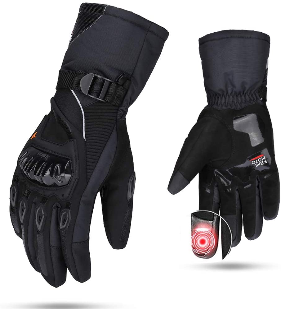 kemimoto handschuhe Motorcycle Winter Gloves, kemimoto Waterproof Motorcycle Riding Gloves – techjayse